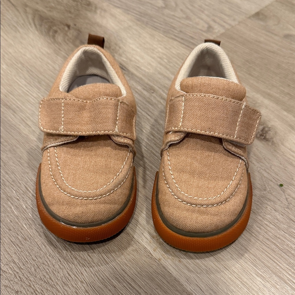 See Kai Run Tan Baby Shoes with Velcro